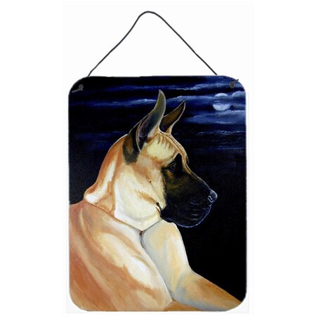 Carolines Treasures Moonlight Fawn Great Dane Aluminium Metal Wall Or Door Hanging Prints 7059DS1216